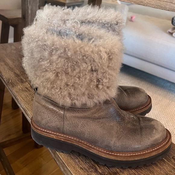 BRUNELLO CUCINELLI Shearling Boots - Picture 2 of 7